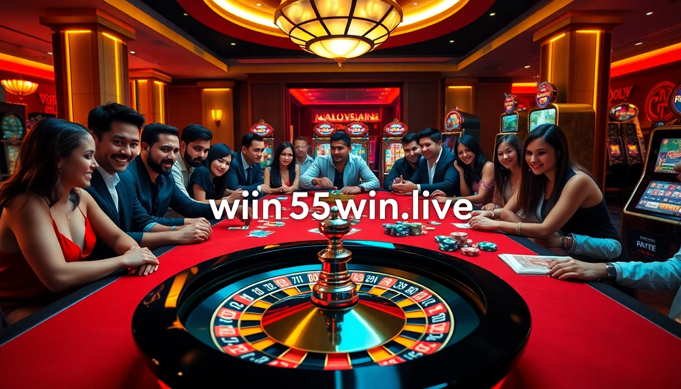 Experience the excitement of gaming at win55win.live with vibrant slots and poker action.
