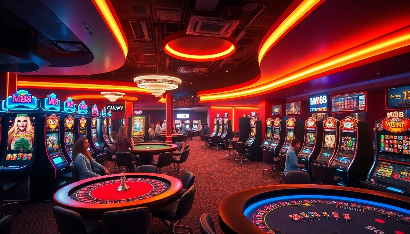 Dynamic online gaming scene featuring M88.com.mx casino experience for players.