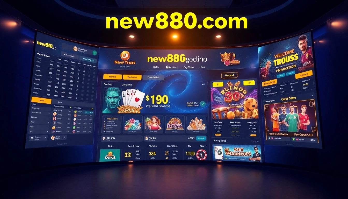 Interactive betting interface on new88go.com showcasing dynamic promotions and gaming options.